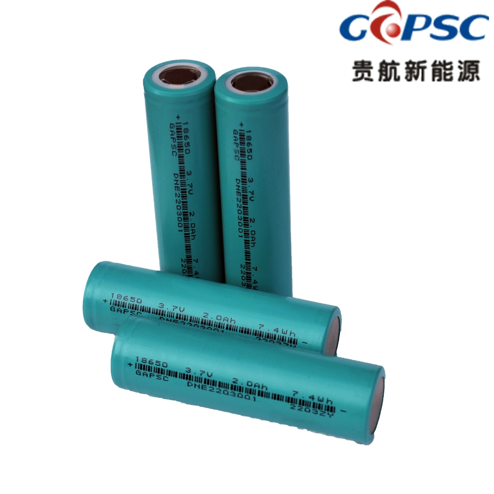 Rechargeable 18650 2000mAh Lithium Ion Battery Cylinder Lithium Ion Battery Li-ion Battery Cell
