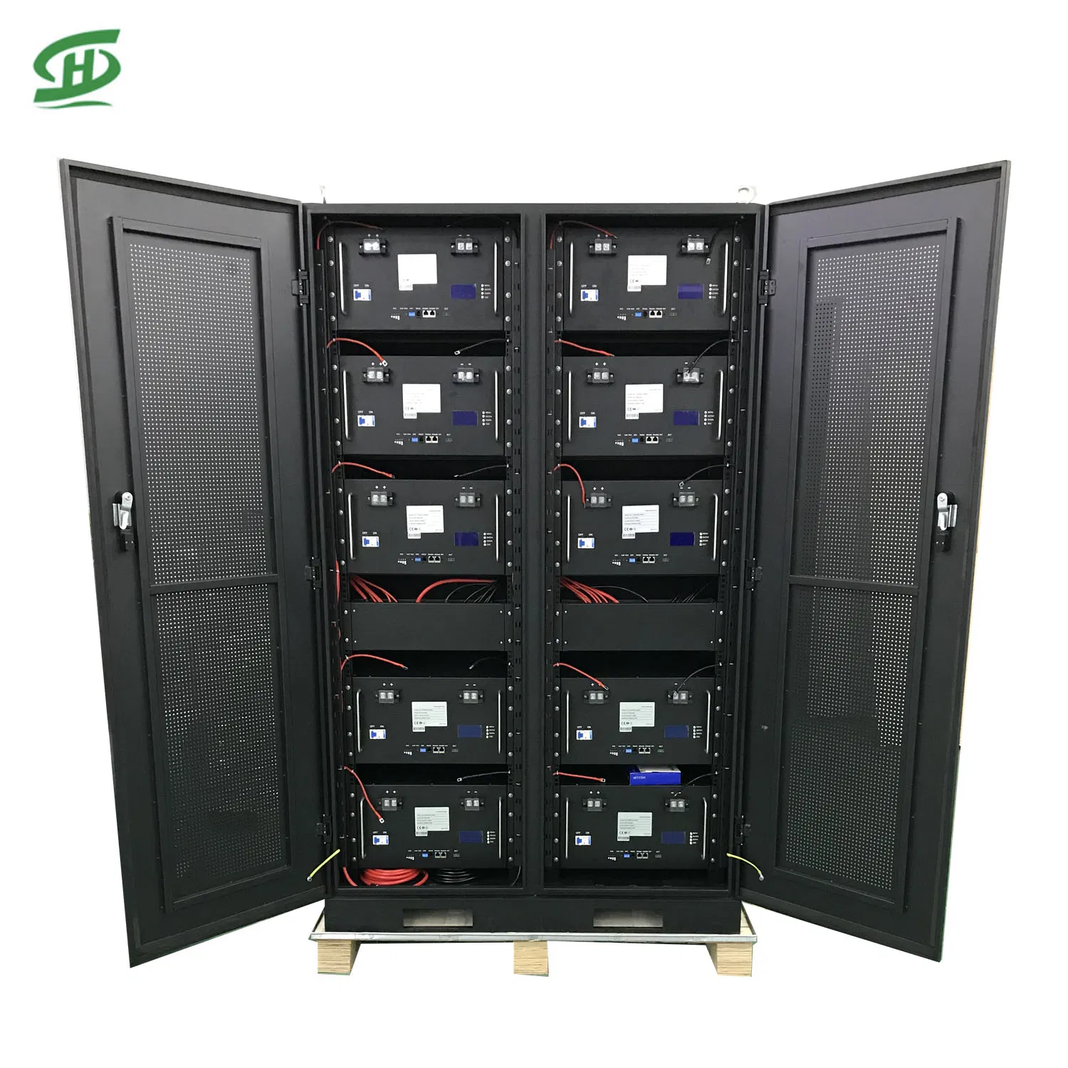 96kwh Power Wall off Grid Híbrido Inversor Armazenamento de Energia Solar Bateria de Lítio 48V 2000ah