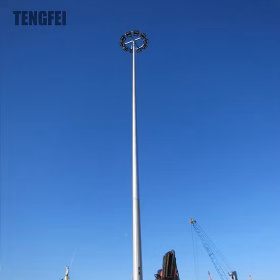Braço duplo galvanizado cônico/octogonal alumínio/aço inoxidável/metal solar estrada/iluminação pública/poste de luz com preço de fábrica