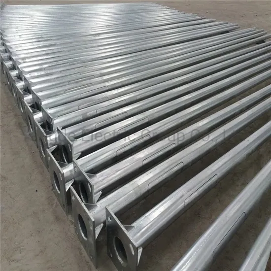 Lâmpada de LED de aço galvanizado 30 m mastro alto poste de poste de iluminação pública