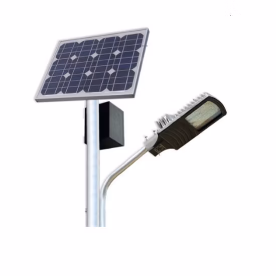 Hepu 40W, 50W, 60W, 80W Hot Sales High Lumens IP67 Street Lighting System Sistema de controle à prova d'água Solar LED Street Light